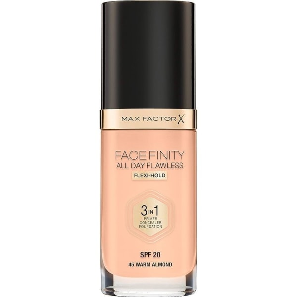 Max Factor Facefinity 3 In 1 Foundation 45 Warm Almond Transparent