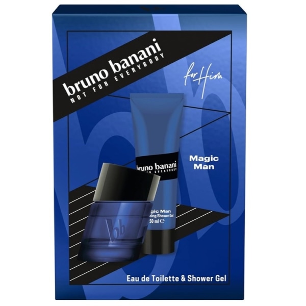 Giftset Bruno Banani Magic Man Edt 30ml + Shower Gel 50ml Blue