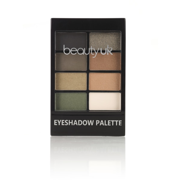 Beauty UK Eyeshadow Palette no.5 - Green with Envy Transparent