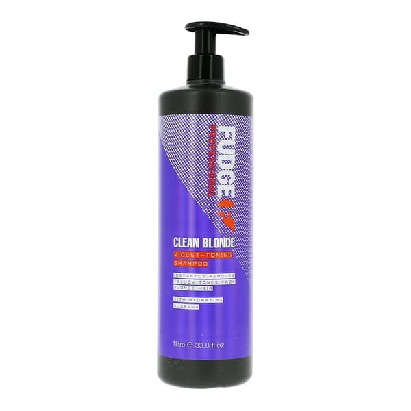 Fudge Clean Blonde Violet-Toning Shampoo 1000ml Lila