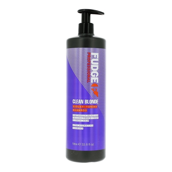 Fudge Clean Blonde Violet-Toning Shampoo 1000ml Purple