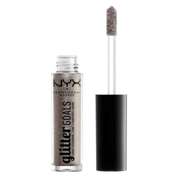 NYX PROF. MAKEUP Glitter Goals Liquid Eyeshadow - Oui Out Silver