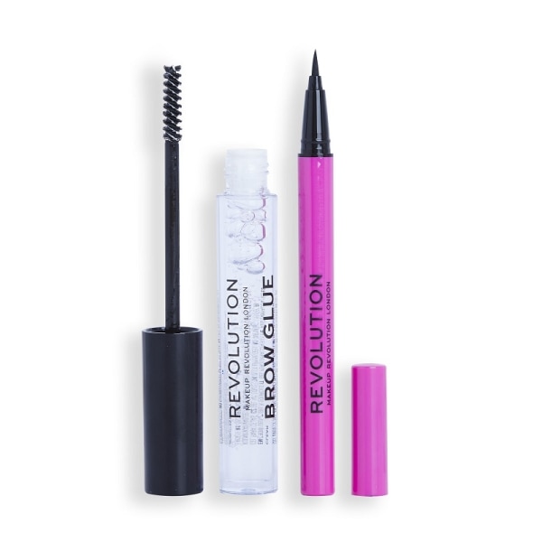 Makeup Revolution Eye & Brow Icons Gift Set Pink