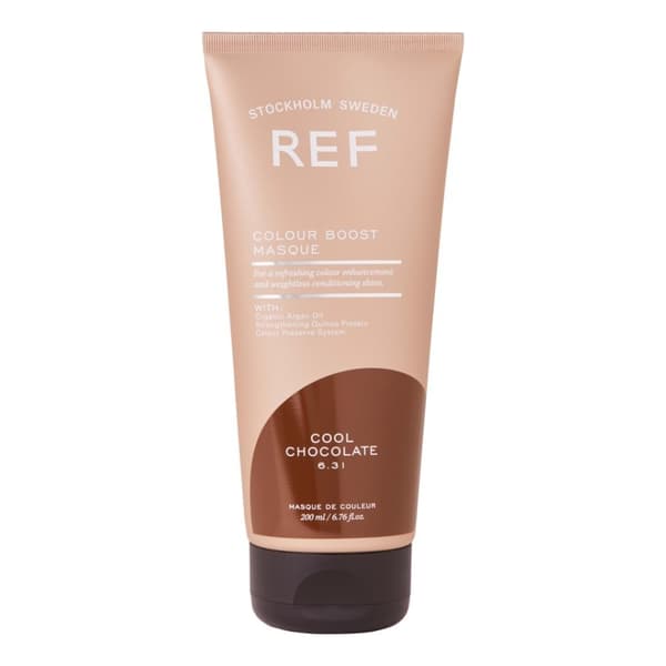 REF Colour Boost Masque Cool Chocolate 200ml White