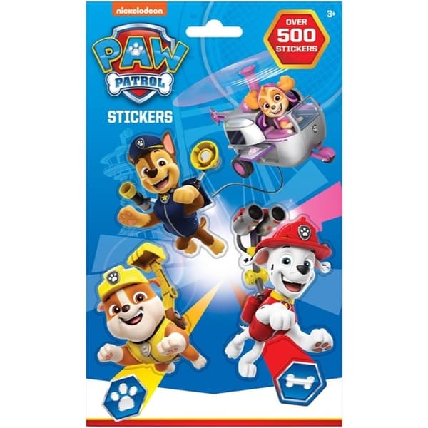 Paw Patrol 500 Stickers multifärg