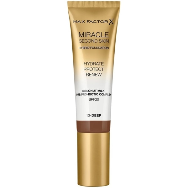Max Factor Miracle Second Skin Foundation 13 Deep Beige