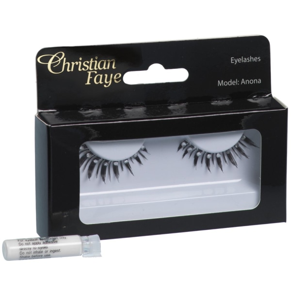 Christian Faye Eyelashes Afton With Glue Transparent