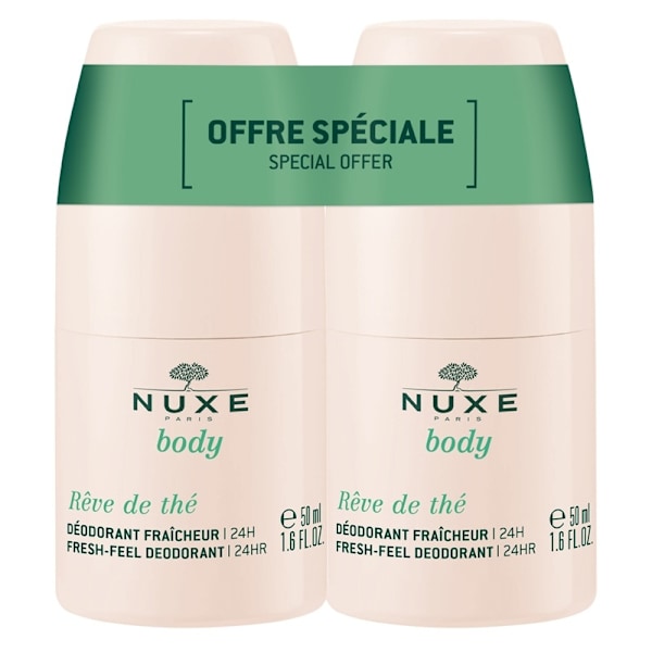 Nuxe Body Long Lasting Roll-On Set 2x50ml Rosa