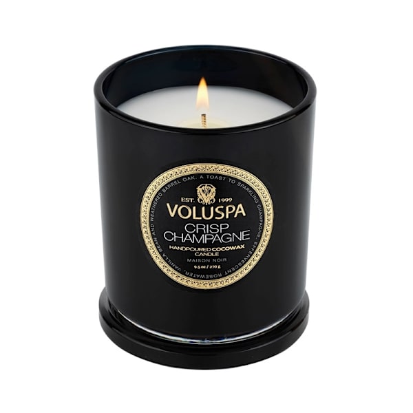 Voluspa Classic Candle Crisp Champagne 269g Black