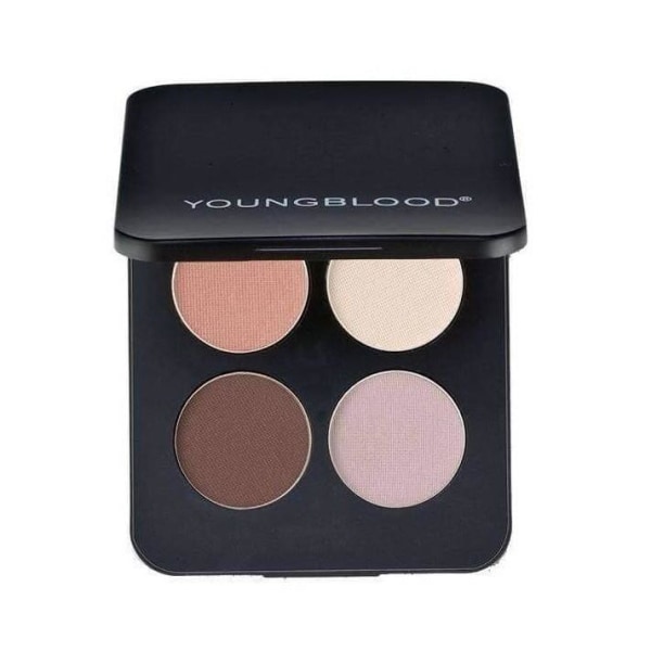 Youngblood Pressed Mineral Eyeshadow Quad City Chic Multicolor