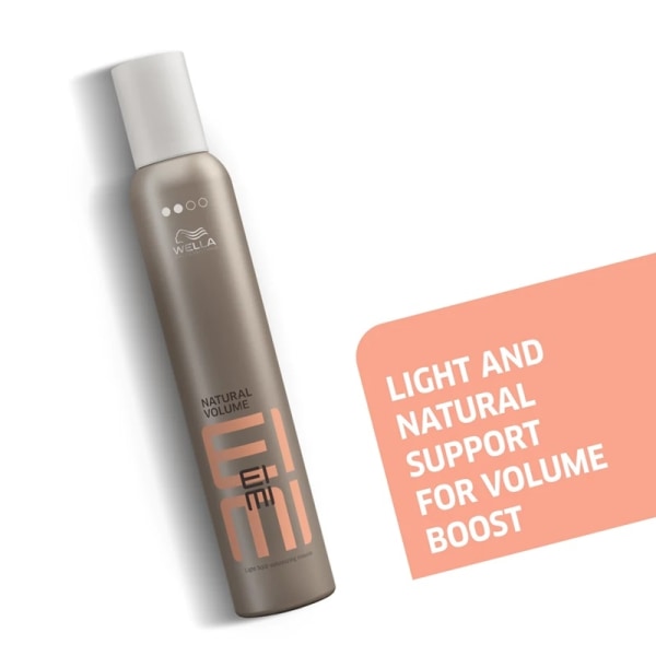 Wella EIMI Natural Volume Light Hold Volumising Mousse 500ml grå