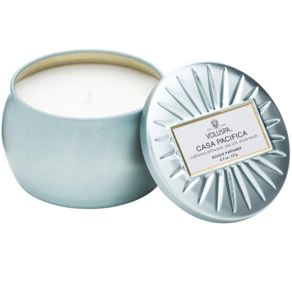 Voluspa Decorative Tin Candle Casa Pacifica 127g Blå