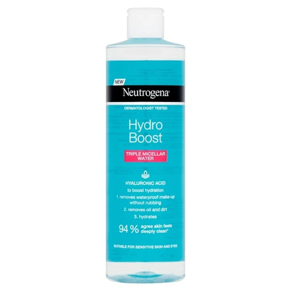 Neutrogena Hydro Boost Triple Micellar Water 400ml Transparent