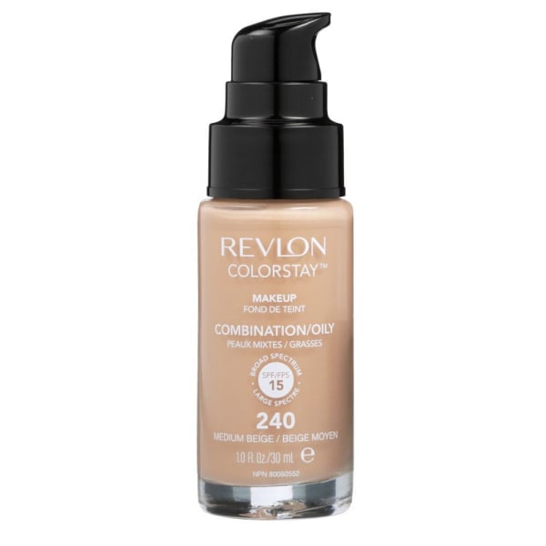 Revlon Colorstay Combination/Oily Skin - 240 Medium Beige 30ml Transparent
