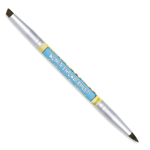 theBalm Eye Believe Women Empowderment Brush Transparent