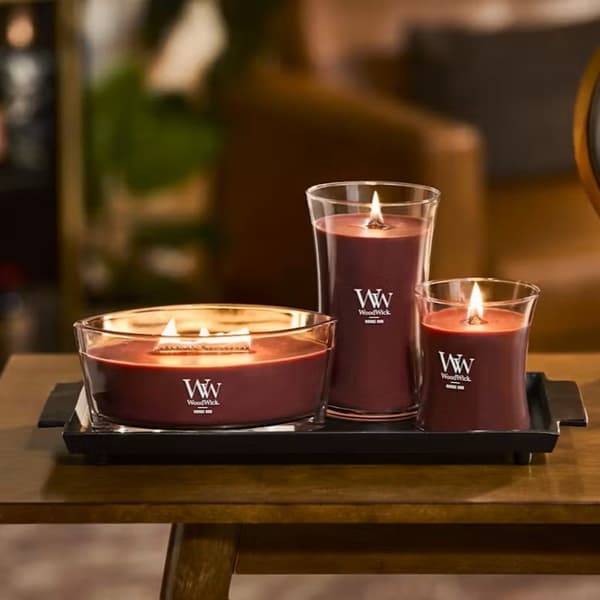 WoodWick Medium - Rouge Oud Brun