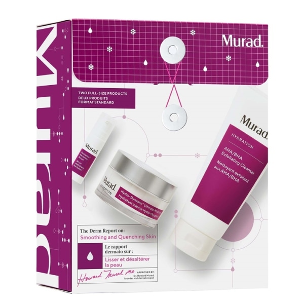 Giftset Murad The Derm Report Smoothing + Quenching Skin Purple