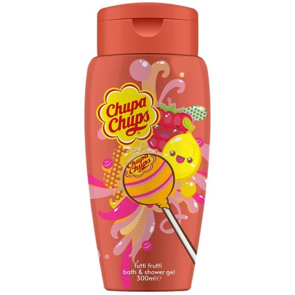 Chupa Chups Bath & Body Wash Tutti Frutti 300ml Orange