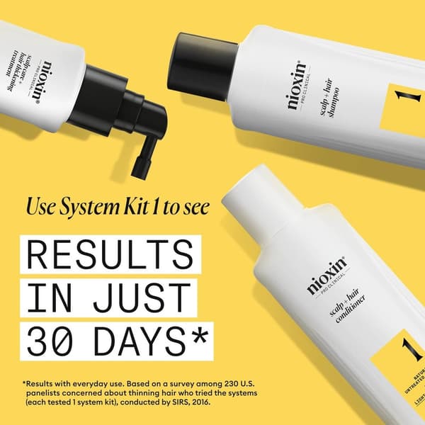 Nioxin System 1 Conditioner for Thinning Hair 300ml White