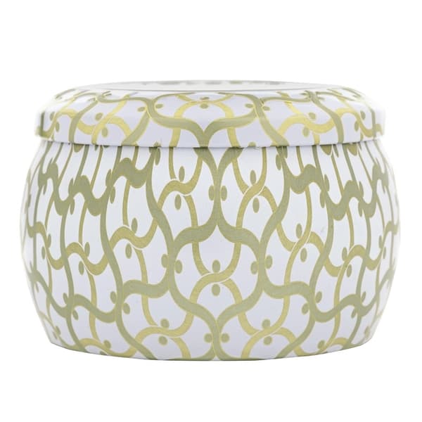 Voluspa Decorative Tin Candle Eucalyptus & White Sage 113g Vit