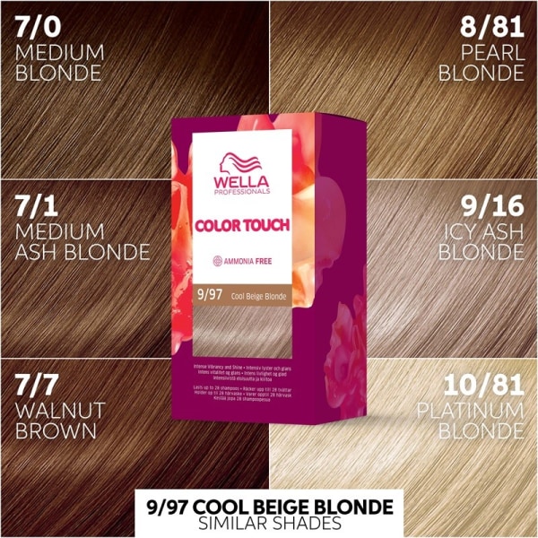 Wella Color Touch Rich Naturals 9/97 Cool Beige Blonde Beige