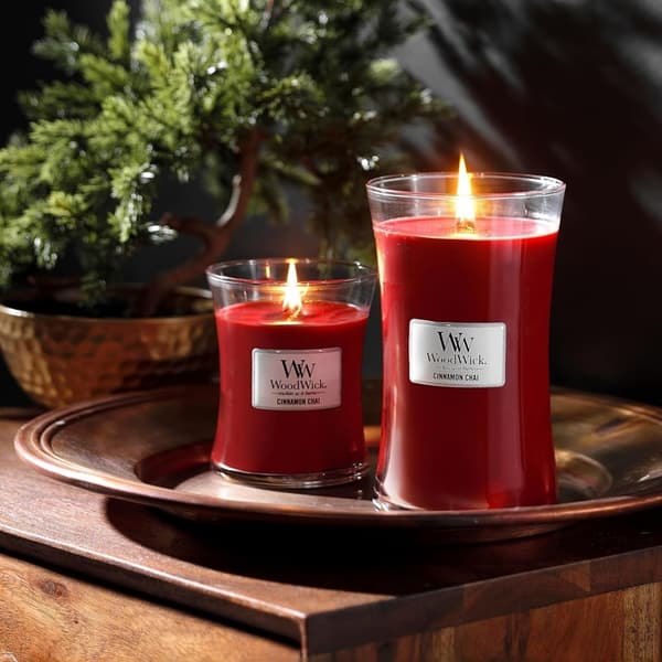 WoodWick Medium - Cinnamon Chai Transparent