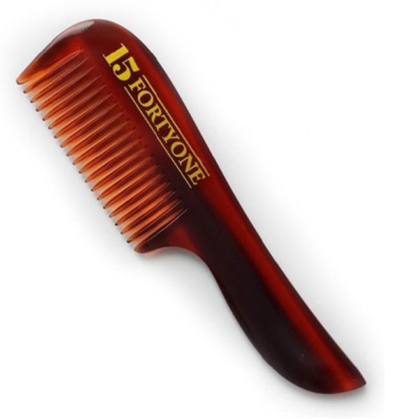 1541 London Pocket Size Moustache Comb Transparent