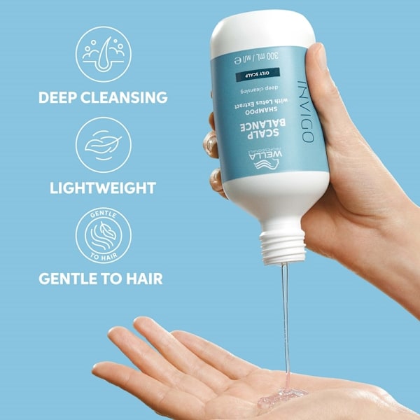 Wella Professionals Invigo Scalp Balance Oily Scalp Shampoo 300ml Blå