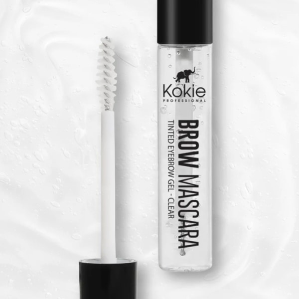 Kokie Brow Mascara Tinted Eyebrow Gel - Clear Transparent