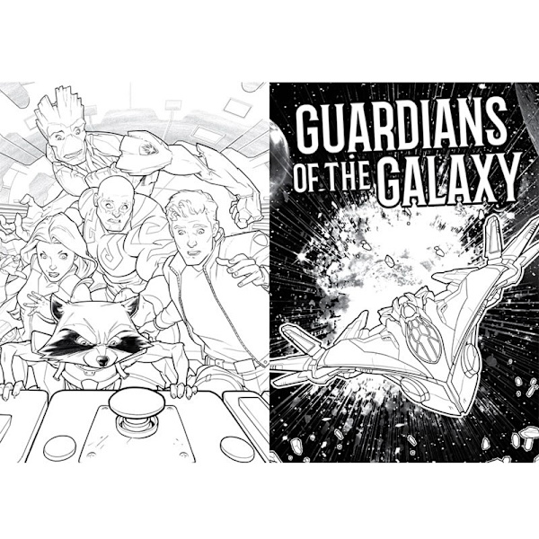 Marvel Legends Colouring Book Multicolor