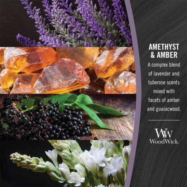 WoodWick Mini - Amethyst & Amber Transparent