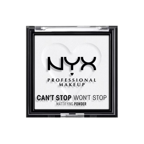 NYX PROF. MAKEUP Can't Stop Won't Stop Mattifying Pressed Powder - Translucent Transparent