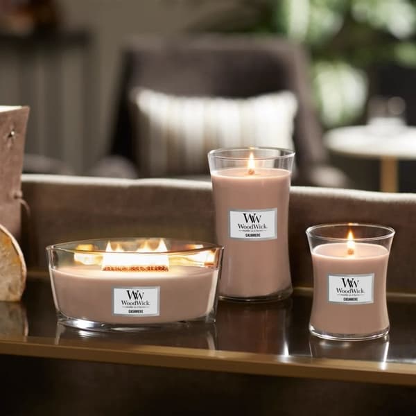 WoodWick Medium - Cashmere Transparent
