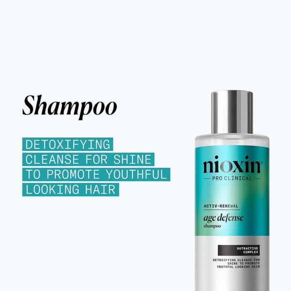 Nioxin Age Defense Shampoo 240ml White