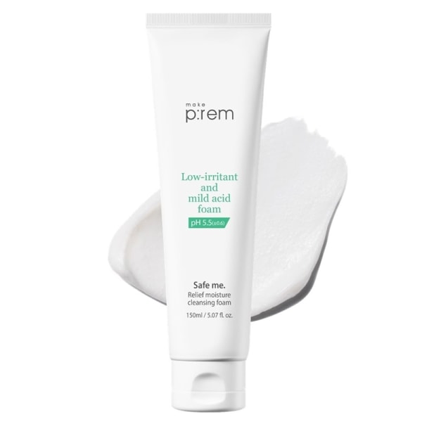 Make P:rem Safe Me. Relief Moisture Cleansing Foam 150ml White