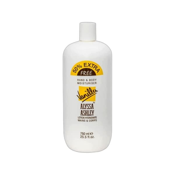 Alyssa Ashley Vanilla Hand & Body Lotion 750ml White
