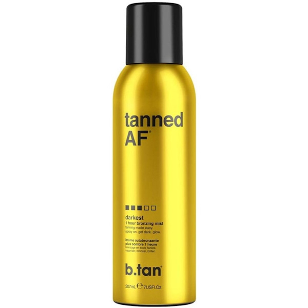 b.tan Tanned AF Self Tan Bronzing Mist 207ml Brun