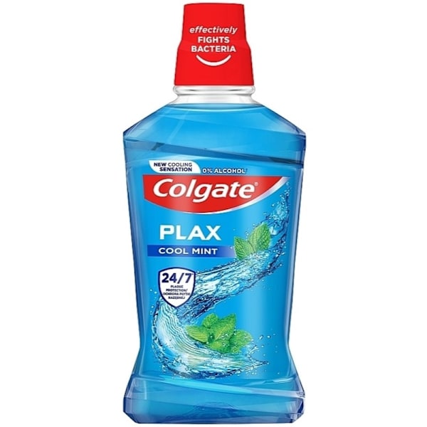 Colgate Plax Mouthwash Cool Mint 500ml Blå