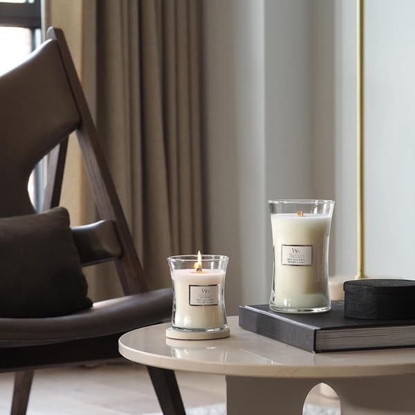 WoodWick Large - White Tea & Jasmine Transparent