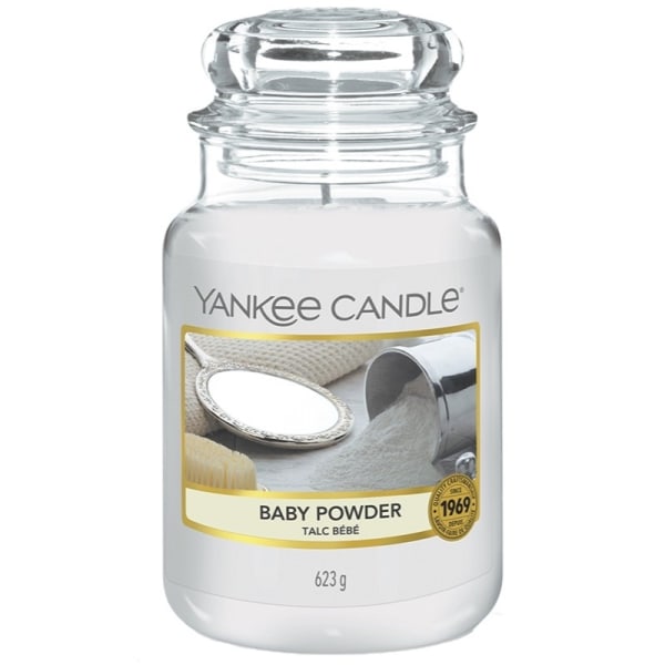 Yankee Candle Classic Large Baby Powder 623g White