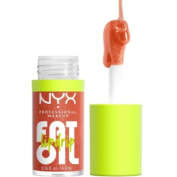 NYX PROF. MAKEUP Fat Oil Lip Drip 4.8 ml Follow Back Transparent