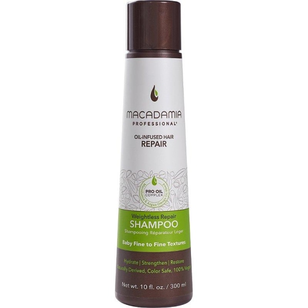 Macadamia Weightless Repair Shampoo 300ml Transparent