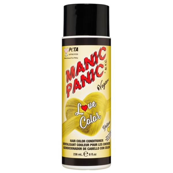Manic Panic Love Color® Hair Color Depositing Conditioner Yellow Heart 236ml Gul
