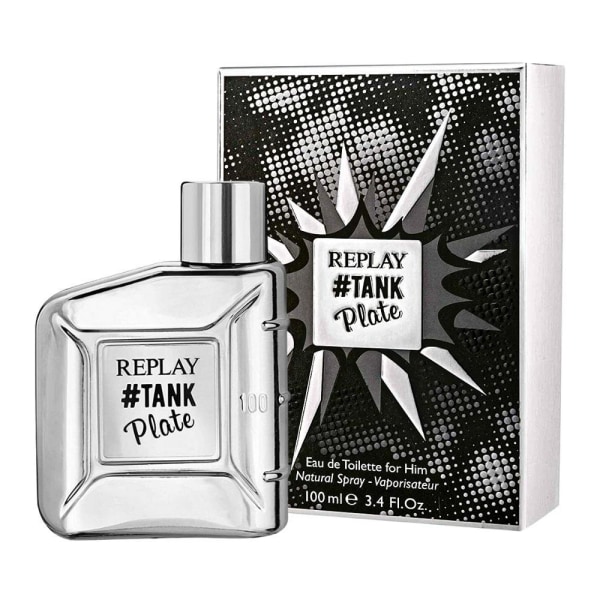Replay # Tank Plate For Him Edt 100ml Silver