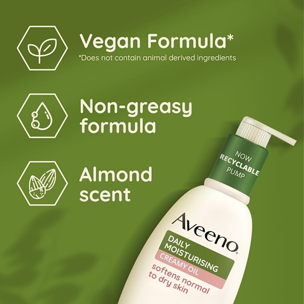 Aveeno Daily Moisturising Creamy Oil 300ml White