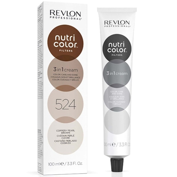 Revlon Nutri Color 524 Coppery Pearl Brown 100ml Brown