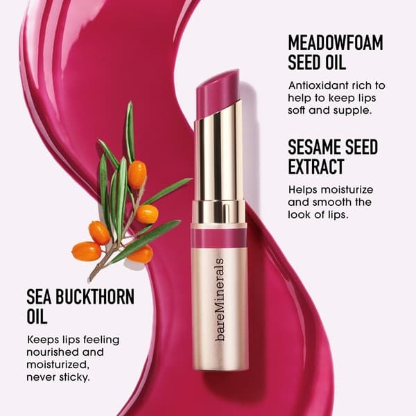 BareMinerals Dewy Lip Gloss-Balm Soul Rosa