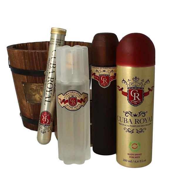 Giftset Cuba Royal Collection for Men Edt Brown