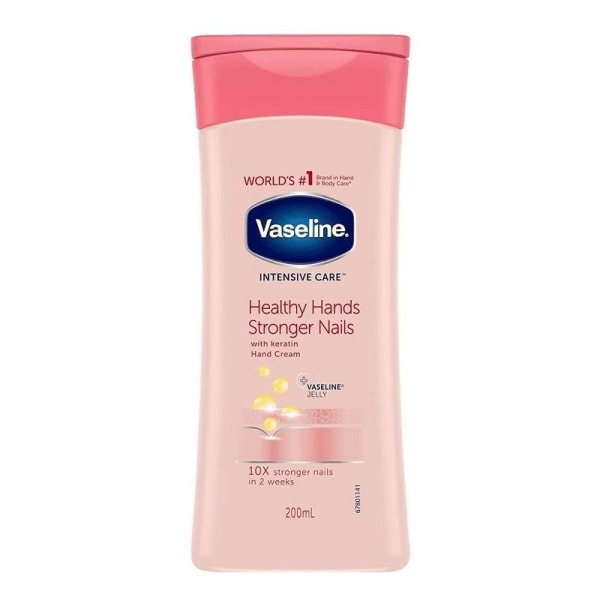Vaseline Intensive Care Hand and Nail Cream 200ml Transparent