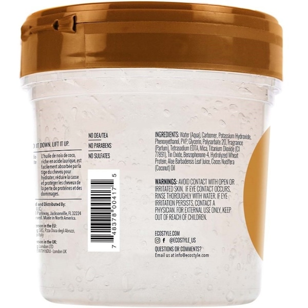 Eco Style Coconut Styling Gel 236ml Brun